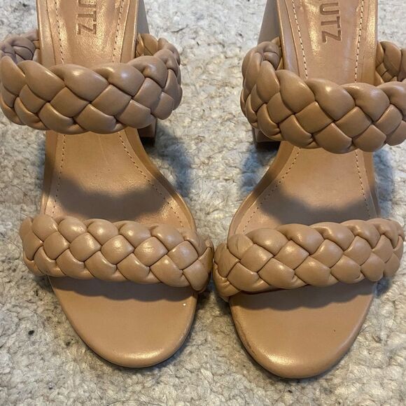 SCHUTZ Tan Braided Block Heel - Picture 3 of 10